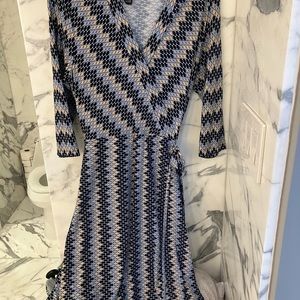 Olsen faux wrap dress. Size 10. Good condition.